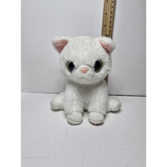 ZURU Pets Alive Smitten Kitten Interactive Purring White Kitten Plush 6” WORKS - Picture 1 of 6